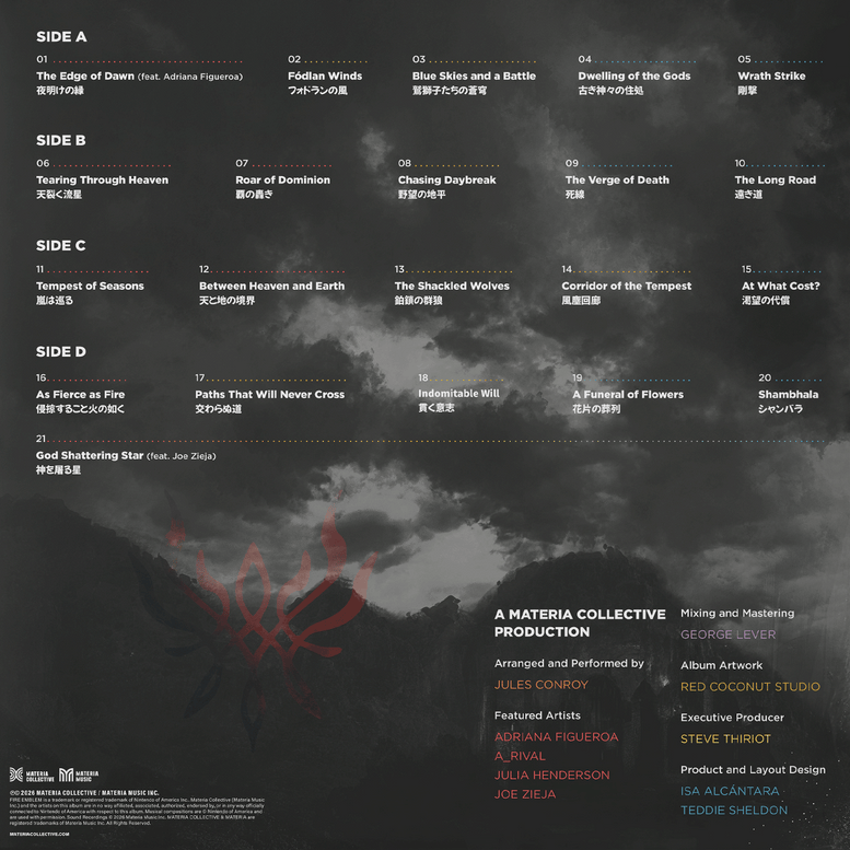 Tempest: Fire Emblem: Three Houses Metal Arrangements