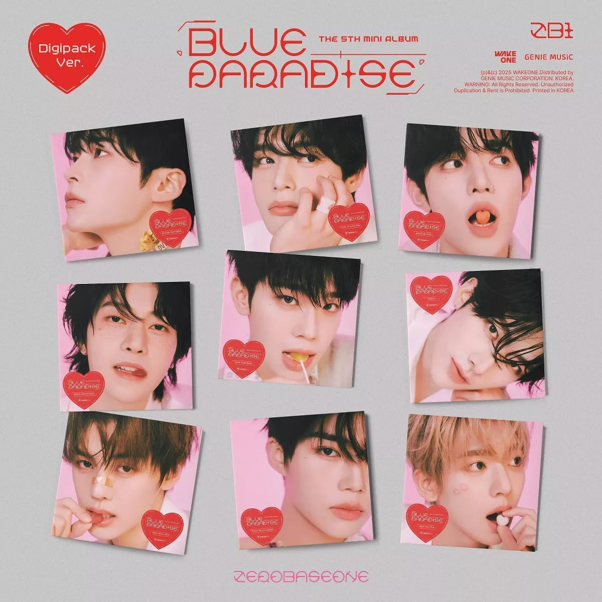 Blue Paradise-Zerobaseone on Standard Compact Disc-Helix Sounds