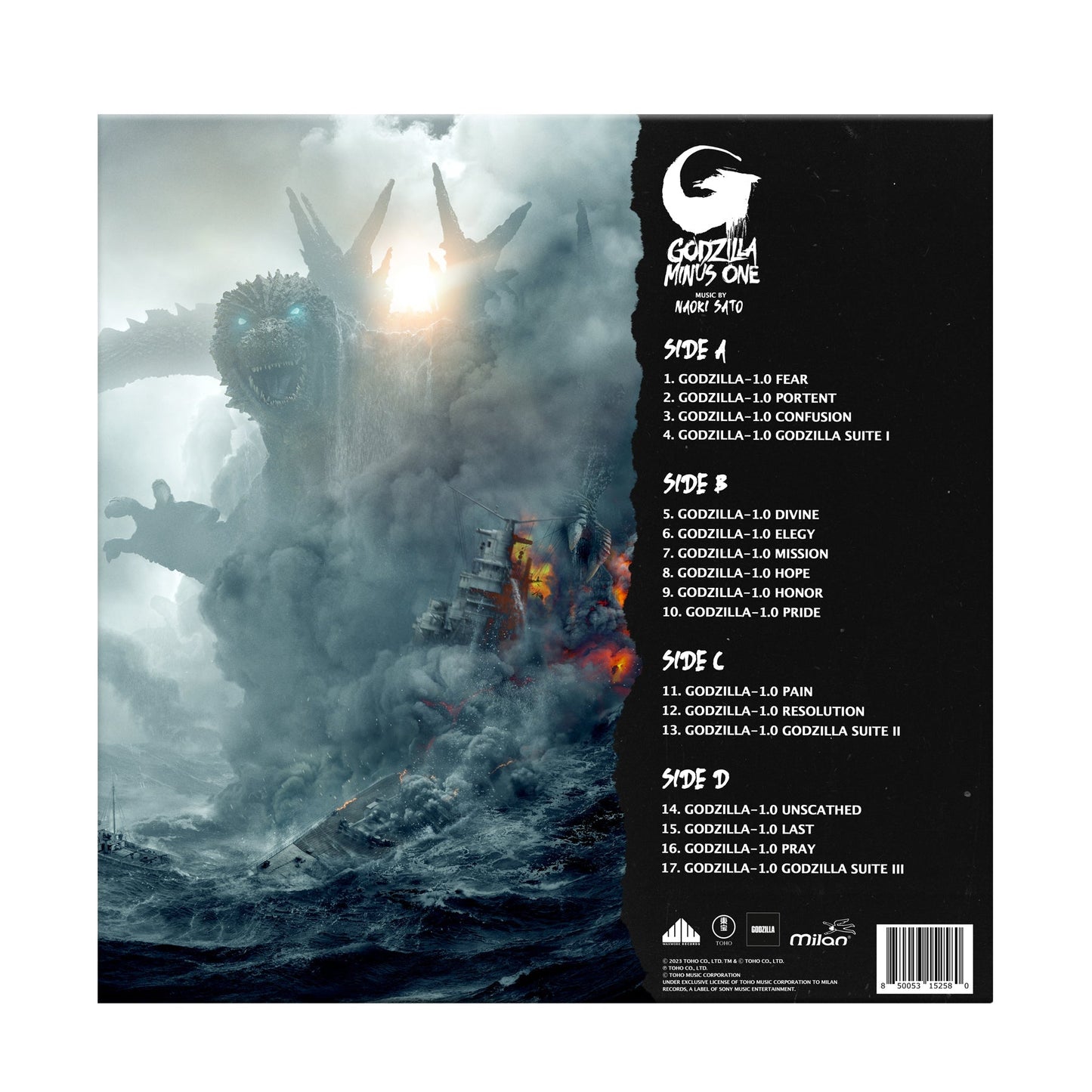 Godzilla Minus One Original Motion Picture Score-Naoki Sato Vinyl-Helix Sounds