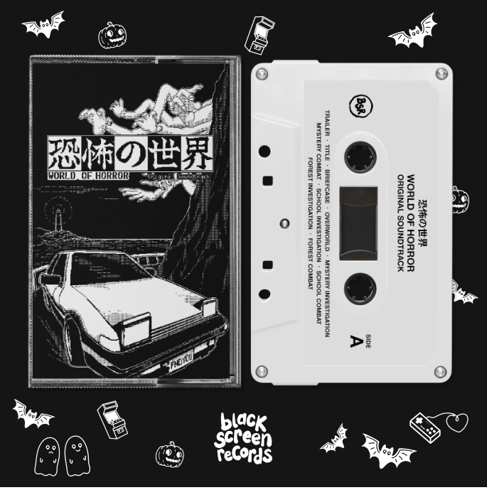 World of Horror (Original Game Soundtrack)-Joseph "Qwesta" Bailey & Garoslaw Cassette-Helix Sounds