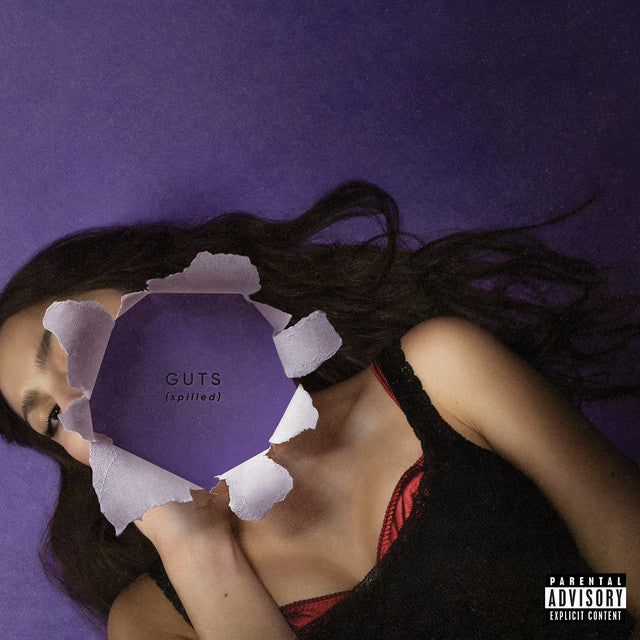 Guts (Spilled)-Olivia Rodrigo on Clear Red Splatter Vinyl-Helix Sounds