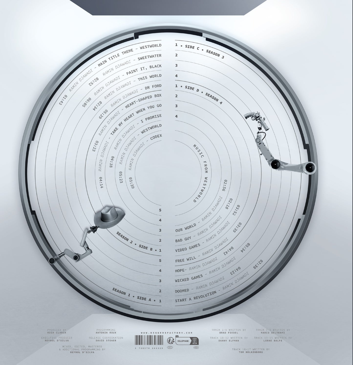 Music From Westworld-London Music Works on White Vinyl-Helix Sounds