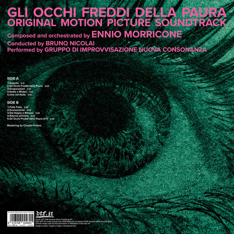 Gli Occhi Freddi della Paura-Ennio Morricone Vinyl-Helix Sounds