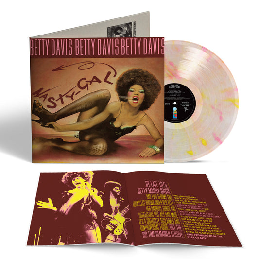 Nasty Gal-Betty Davis on Pink Yellow Splatter Vinyl-Helix Sounds
