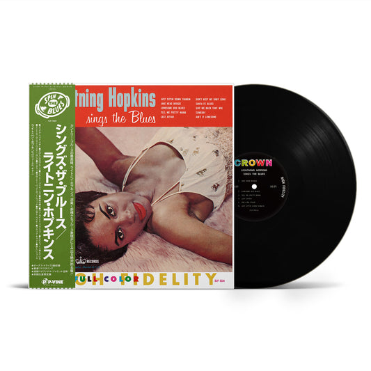 Sings The Blues-Lightnin' Hopkins on Black Vinyl-Helix Sounds
