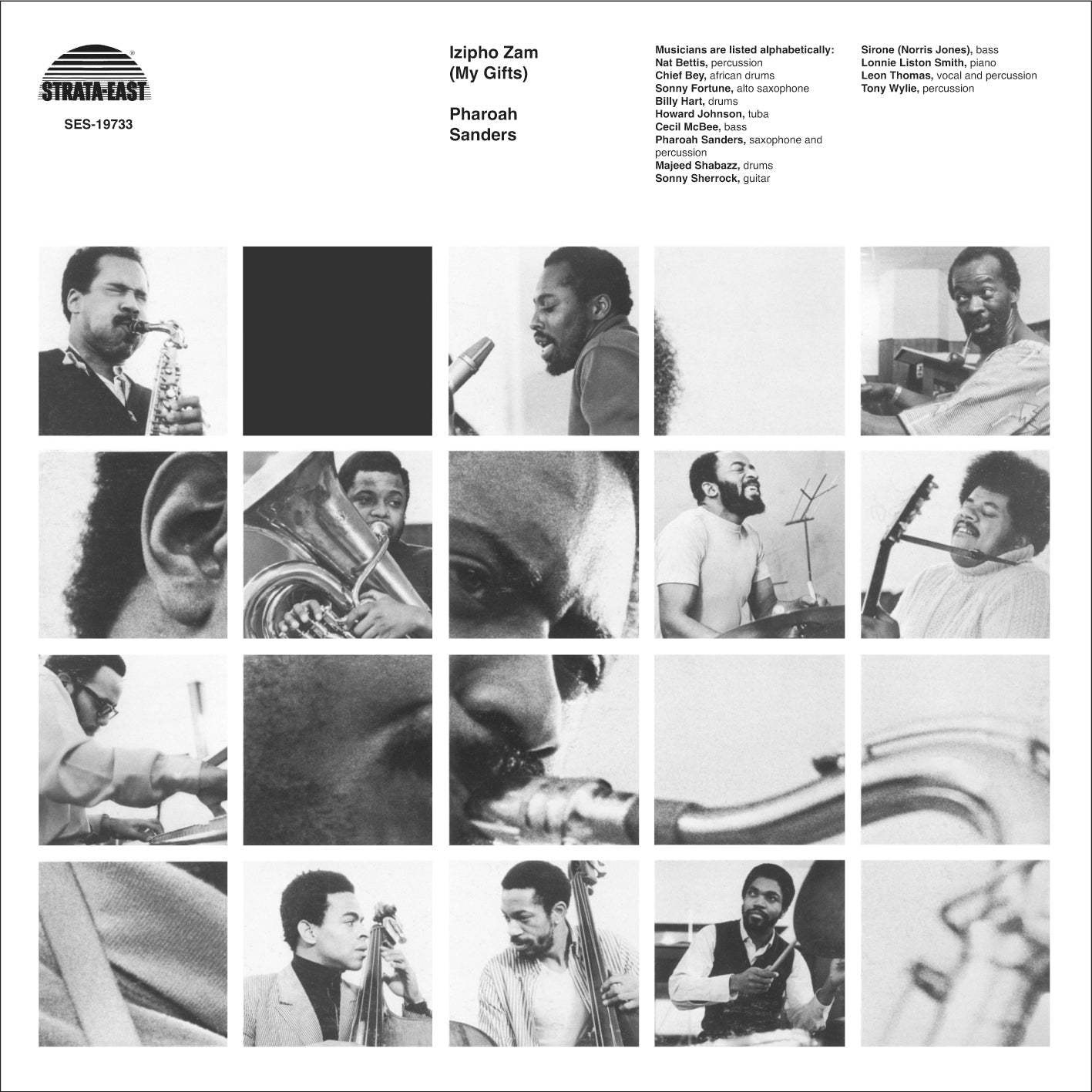 Izipho Zam (My Gifts)-Pharoah Sanders on Black Vinyl-Helix Sounds