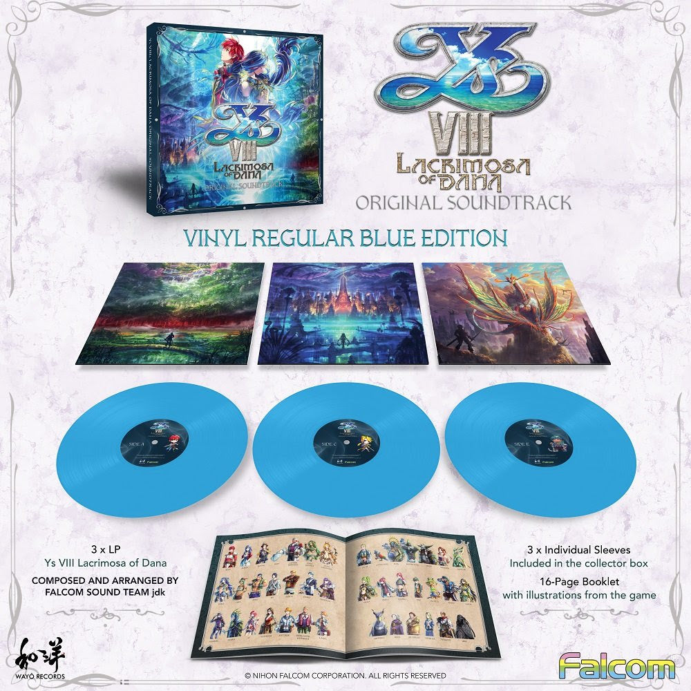 Ys VIII: Lacrimosa of Dana (Original Soundtrack) - Falcom Sound Team JDK | Helix Sounds