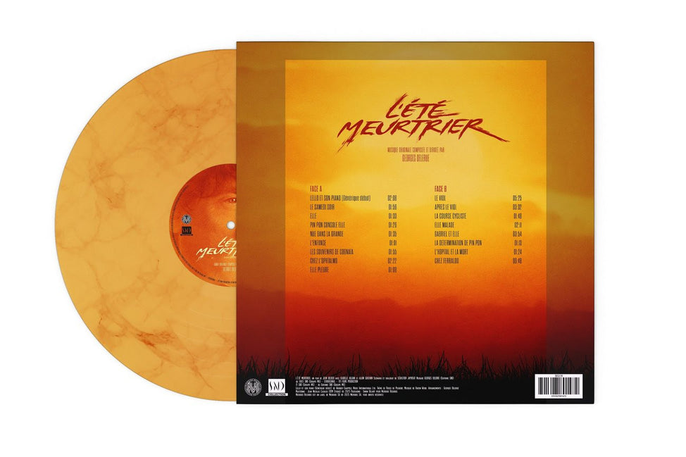 L'été Meurtrier-Georges Delerue on Yellow Marble Vinyl-Helix Sounds