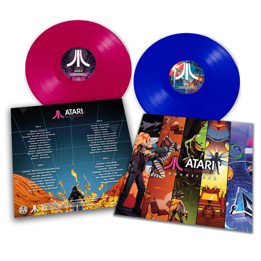ATARI Recharged-Megan McDuffee on Blue Pink Vinyl-Helix Sounds