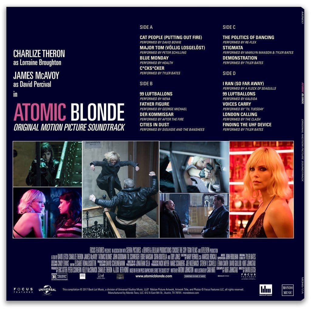 Atomic Blonde (Original Motion Picture Soundtrack) - Various Artists | Helix Sounds