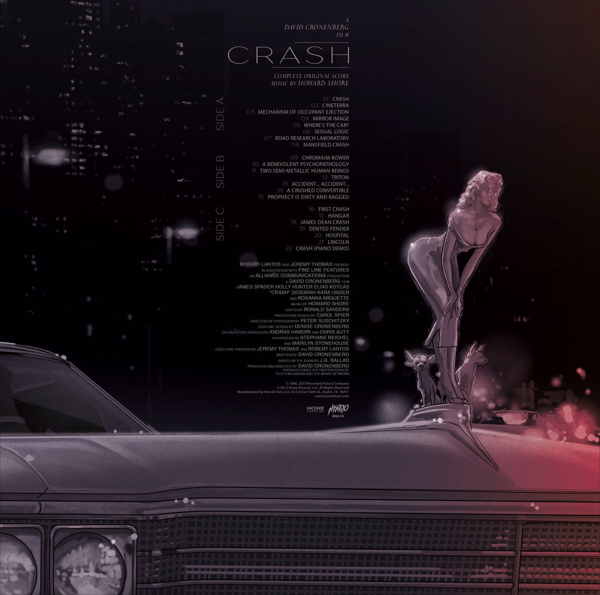 Crash (Original Motion Picture Soundtrack) - Howard Shore | Helix Sounds