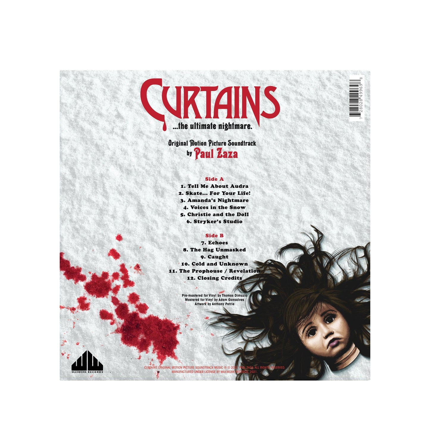 Curtains (Original Motion Picture Score) - Paul Zaza | Helix Sounds