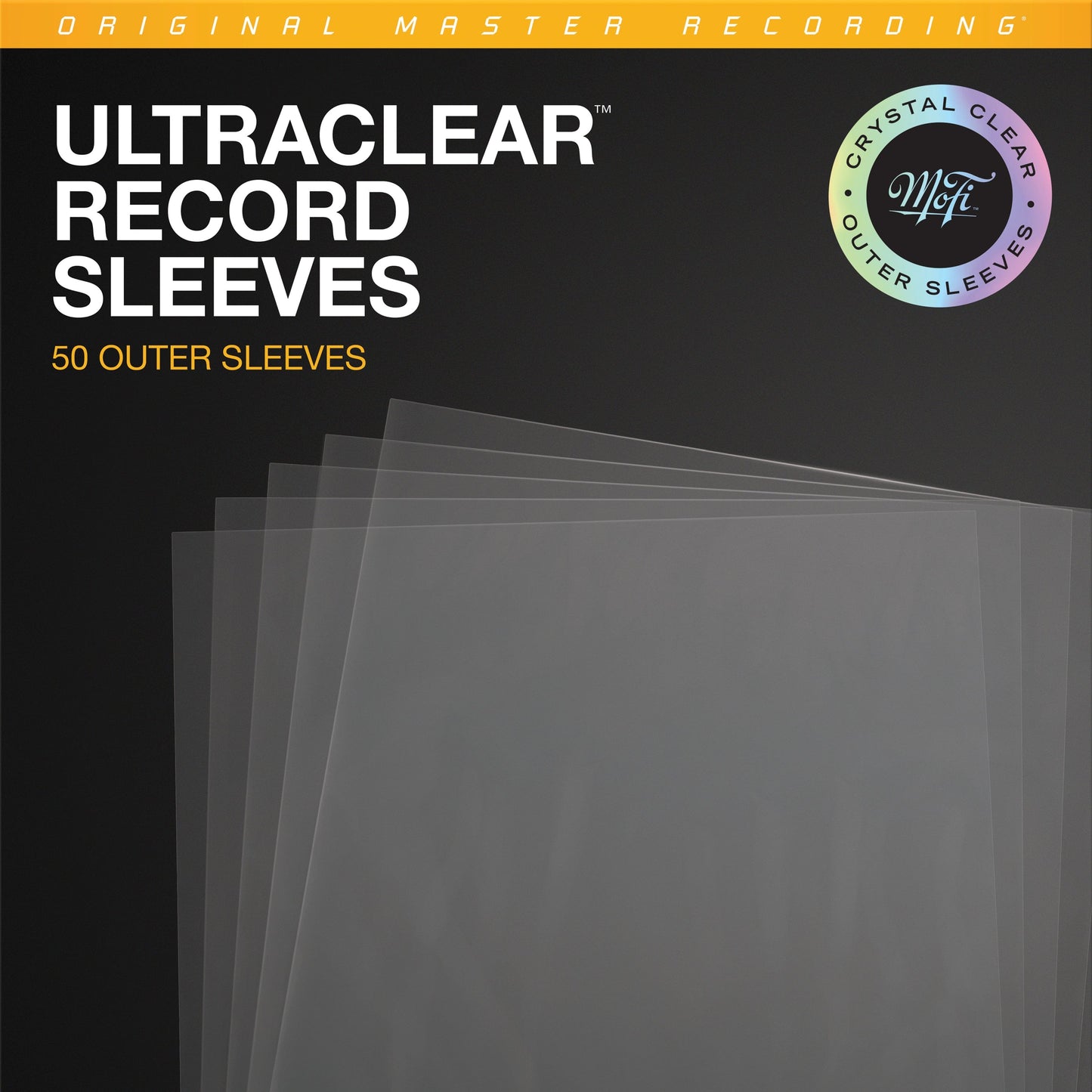 MFSLCOS - Mobile Fidelity - Archival UltraClear Record Outer Sleeves (Pack of 50)
