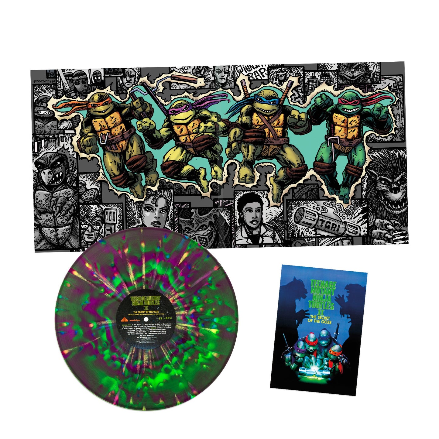 Teenage Mutant Ninja Turtles Part II: The Secret of the Ooze (Original Motion Picture Soundtrack) - John Du Prez | Helix Sounds