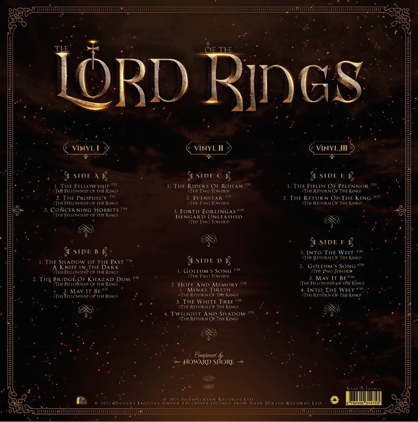 DFLP017 - The City of Prague Philharmonic Orchestra - Music from The Lord Of The Rings Trilogy