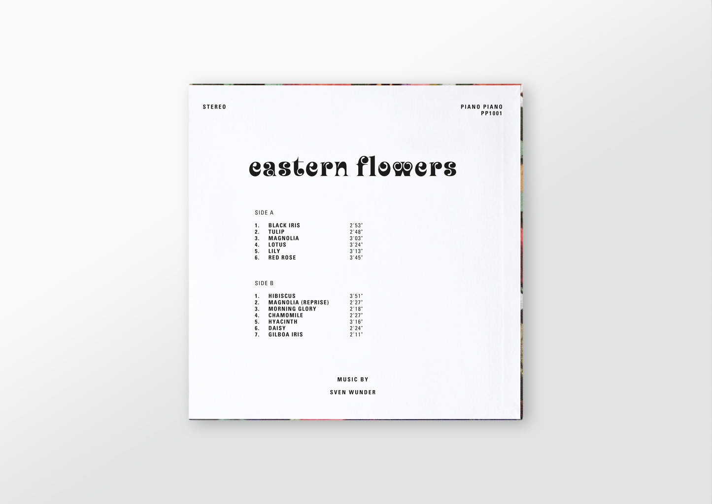 PP1001 - Sven Wunder - Eastern Flowers