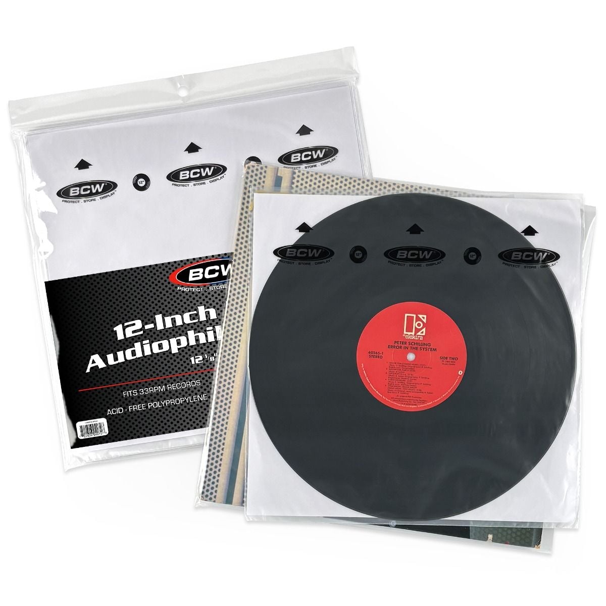12-Inch Record Audiophile Inner Sleeves (Pack of 50)