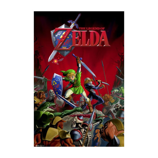Zelda - Battle Red [Poster]-Helix Sounds