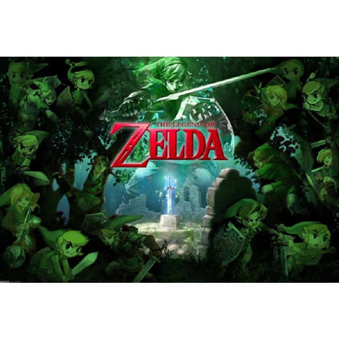 Zelda - Green Forest [Poster]-Helix Sounds
