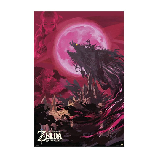 Zelda - Blood Moon Canyon Poster-Helix Sounds