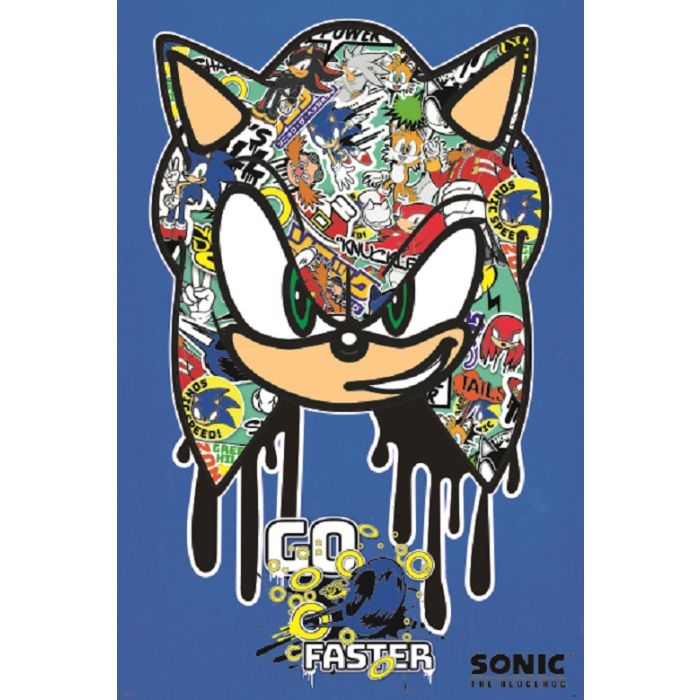 Sonic the Hedgehog - Graffiti [Poster]-Helix Sounds