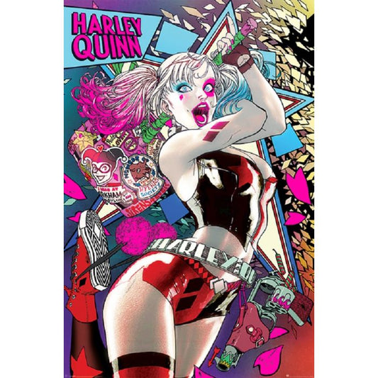 Harley Quinn - Neon [Poster]-Helix Sounds