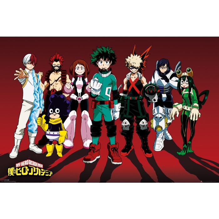 My Hero Academia - Line Up [Poster]-Helix Sounds
