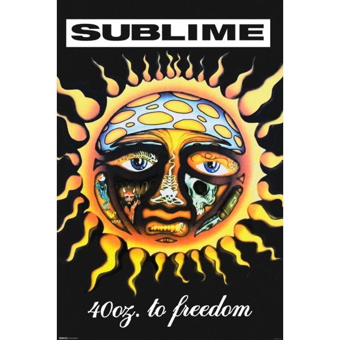 Sublime - 40 oz. [Poster]-Helix Sounds