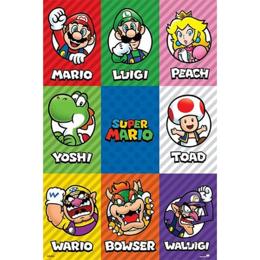Super Mario Characters [Poster]-Helix Sounds