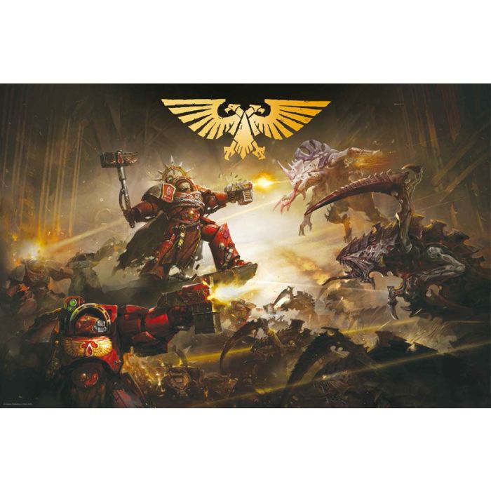 Warhammer 40K - The Battle of Baal [Poster]-Helix Sounds