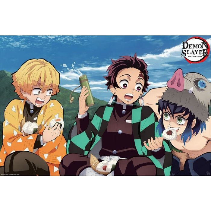 Demon Slayer - Tanjiro, Zenitsu & Inosuke [Poster]-Helix Sounds