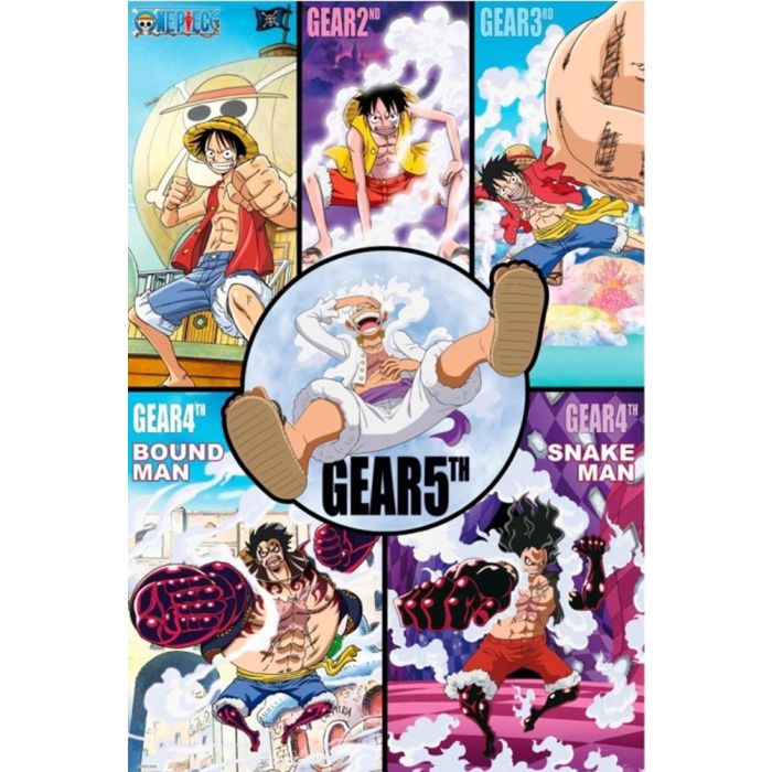 One Piece - Wanted Gears History [Poster]-Helix Sounds
