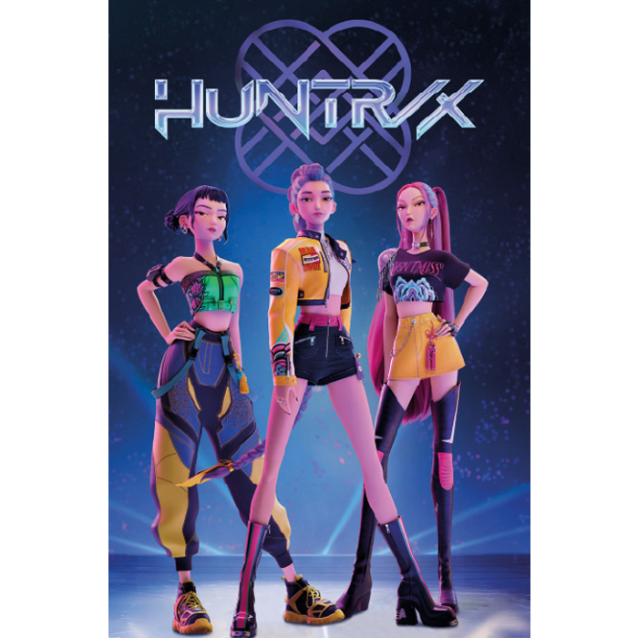 K-Pop Demon Hunters - Huntrix [Poster]-Helix Sounds
