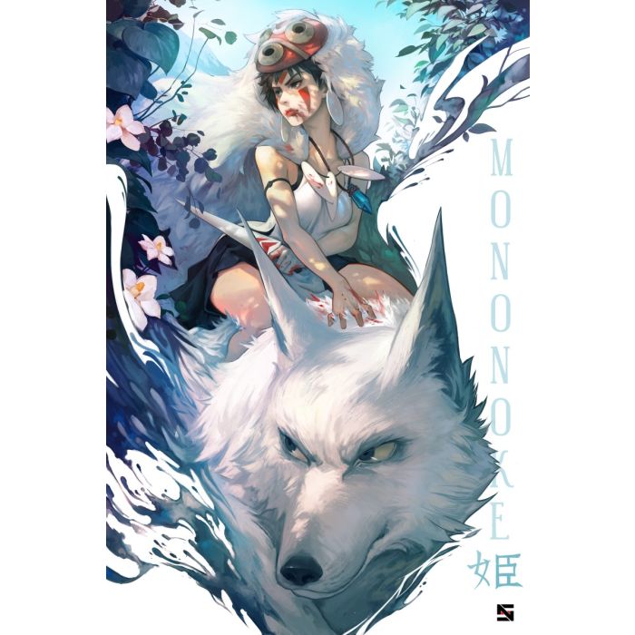 Princess Mononoke - Snow [Poster]-Helix Sounds
