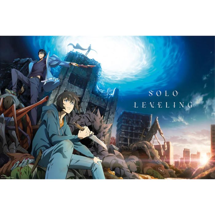 Solo Leveling - City Scape [Poster]-Helix Sounds