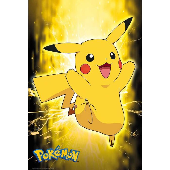 Pokemon - Pikachu Neon [Poster]-Helix Sounds