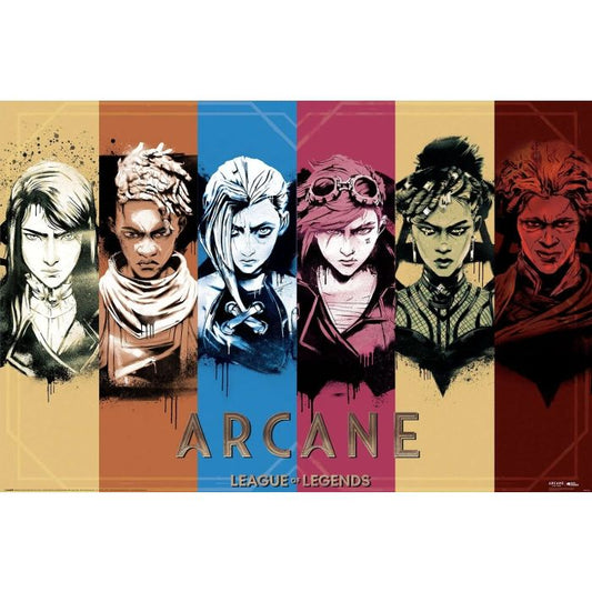 Arcane - Faces [Poster]-Helix Sounds