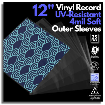 12" UV-Resistant Soft Outer Sleeves (4 Mil)