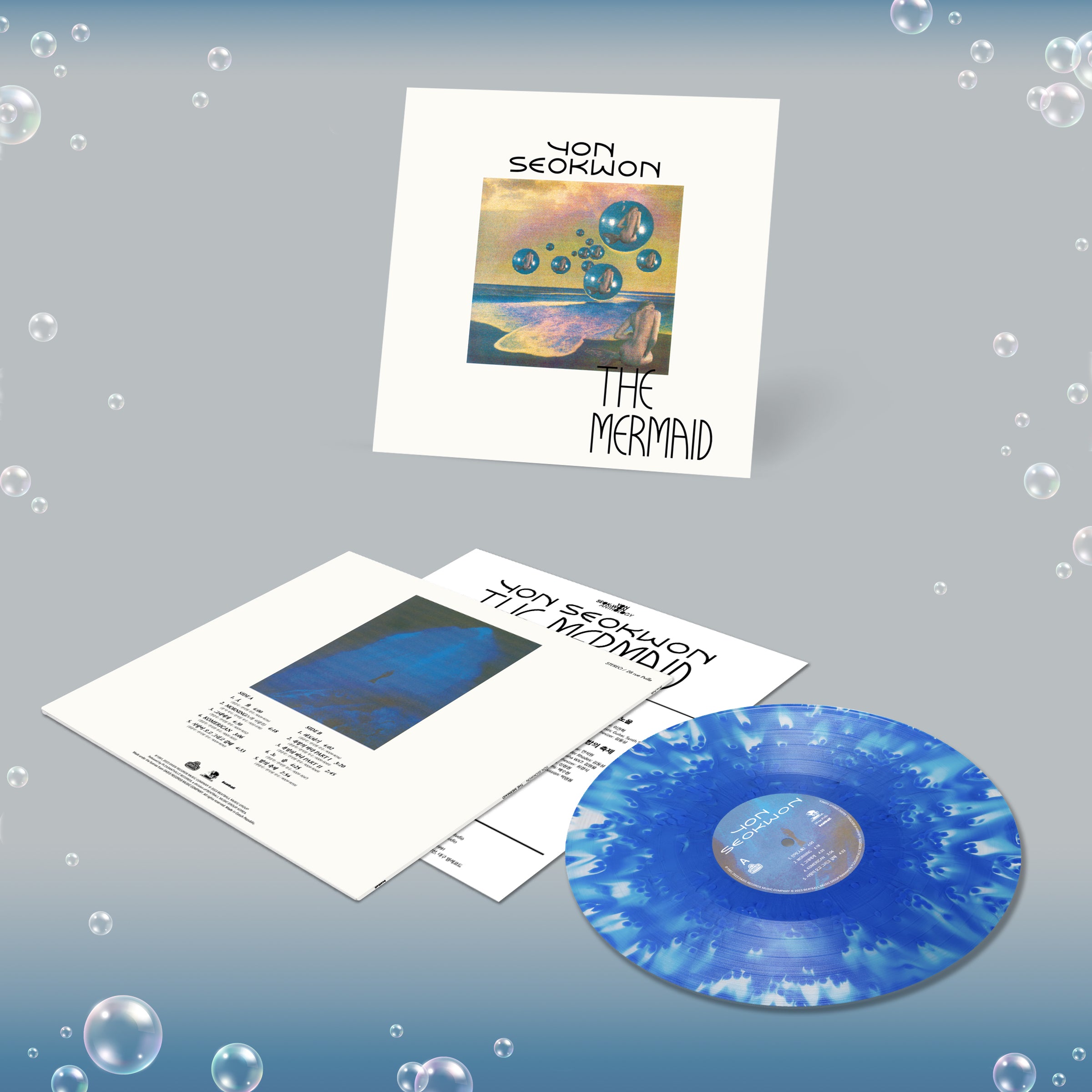 The Mermaid-Yon Seok-Won on Blue White Marble Vinyl-Helix Sounds