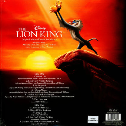 Elton John, Tim Rice, Hans Zimmer - The Lion King (Original Motion Picture Soundtrack)