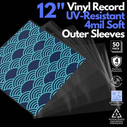 12" UV-Resistant Soft Outer Sleeves (4 Mil)