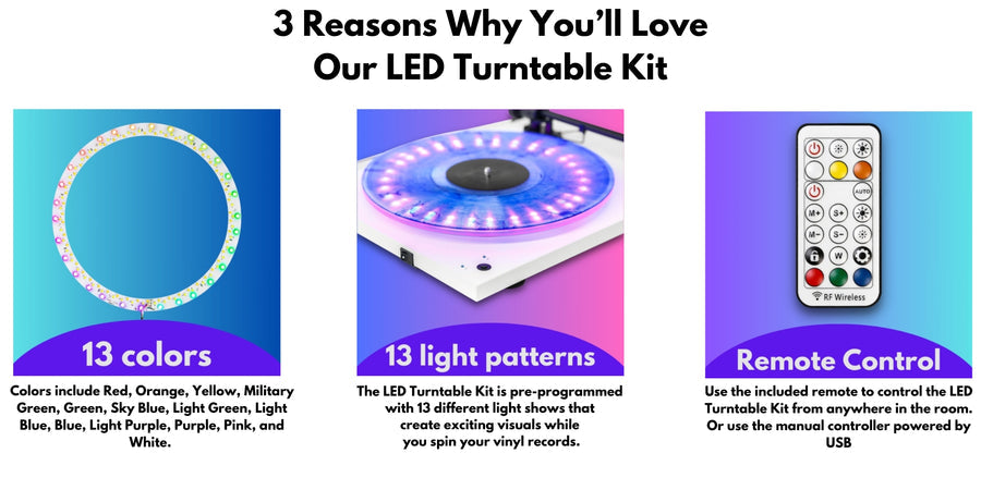 LED Turntable Kit-Vinyl Supply Co.-Helix Sounds