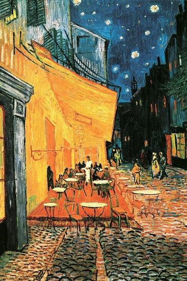 Van Gogh - Cafe At Night [Poster]-Helix Sounds