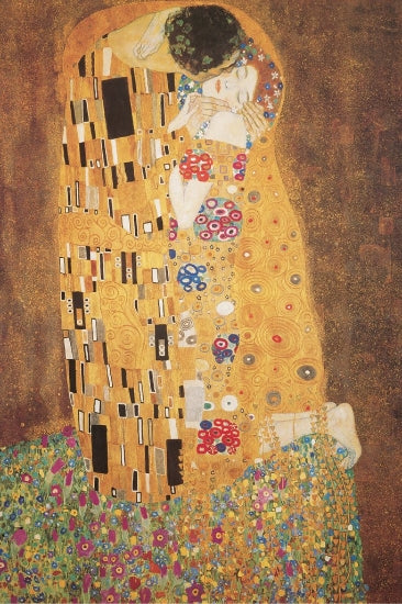 Gustav Klimt 'The Kiss' Painting [Poster]-Helix Sounds