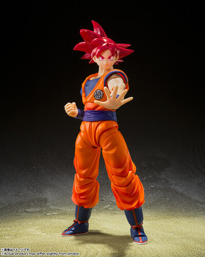 Dragon Ball Super - S.H.Figuarts - Super Saiyan God Son Goku (Saiyan God Instilled with the Light of Righteous Hearts) Action Figure [Japanese Import]