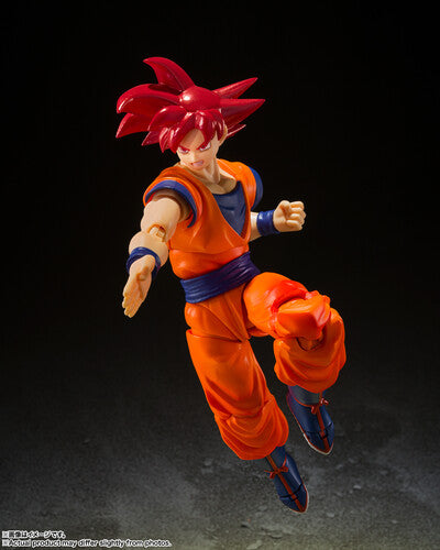 Dragon Ball Super - S.H.Figuarts - Super Saiyan God Son Goku (Saiyan God Instilled with the Light of Righteous Hearts) Action Figure [Japanese Import]