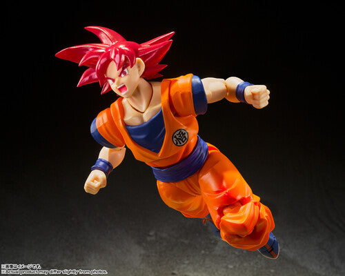 Dragon Ball Super - S.H.Figuarts - Super Saiyan God Son Goku (Saiyan God Instilled with the Light of Righteous Hearts) Action Figure [Japanese Import]
