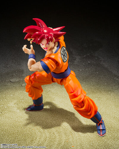 Dragon Ball Super - S.H.Figuarts - Super Saiyan God Son Goku (Saiyan God Instilled with the Light of Righteous Hearts) Action Figure [Japanese Import]