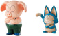 Dragon Ball - Masterlise - Oolong & Pu'ar (Son goku Training Section) Figure [Japanese Import]