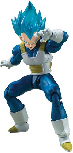BAS66458 - Tamashii Nations - Dragon Ball Super - S.H.Figuarts - Super Saiyan God Super Saiyan Vegeta (Unwavering Saiyan Pride) Action Figure